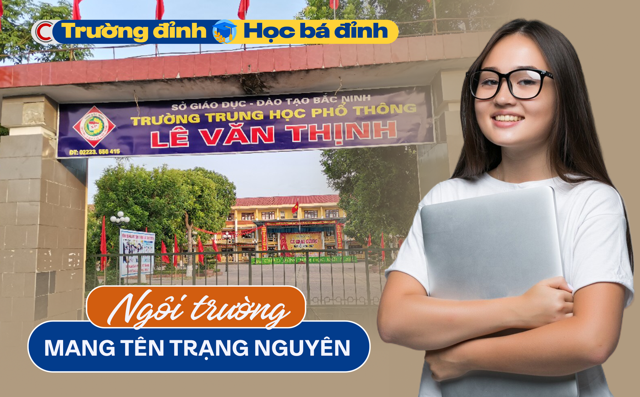 Một ngôi trường không chuyên nhưng có đến 3 thủ khoa Đại học toàn quốc: Trường thuộc tỉnh thành nổi tiếng là đất học, nơi ra đời những làn điệu dân ca quan họ- Ảnh 1.